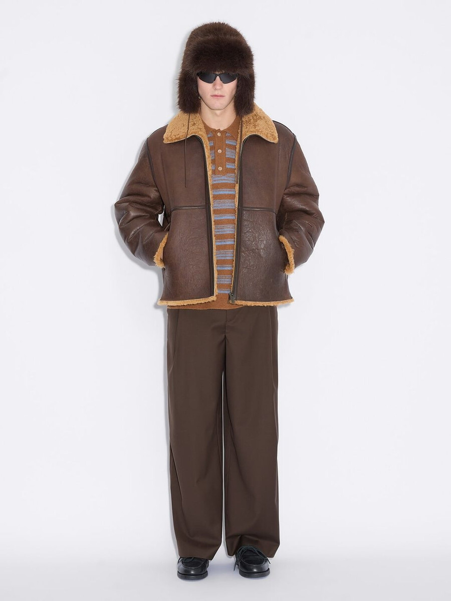 bunda lou shearling