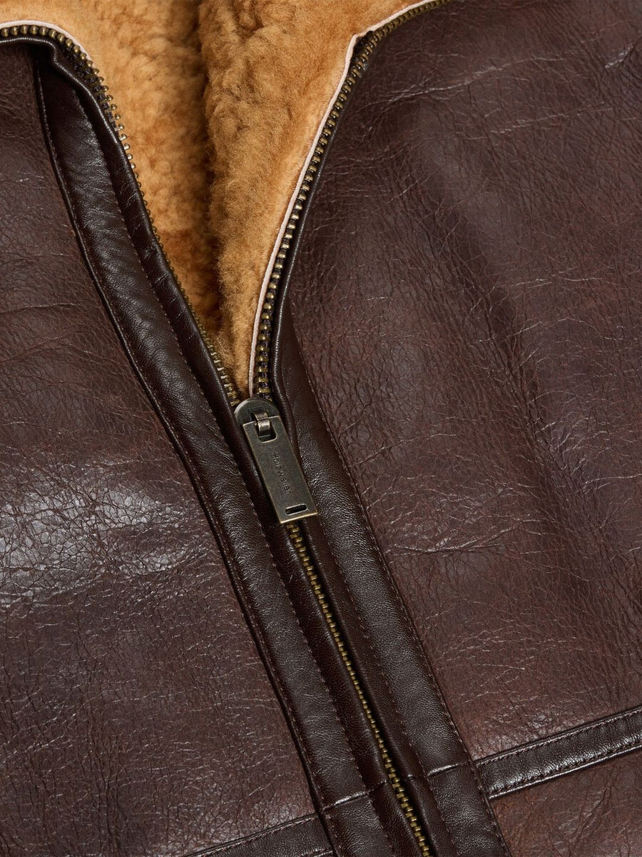 bunda lou shearling