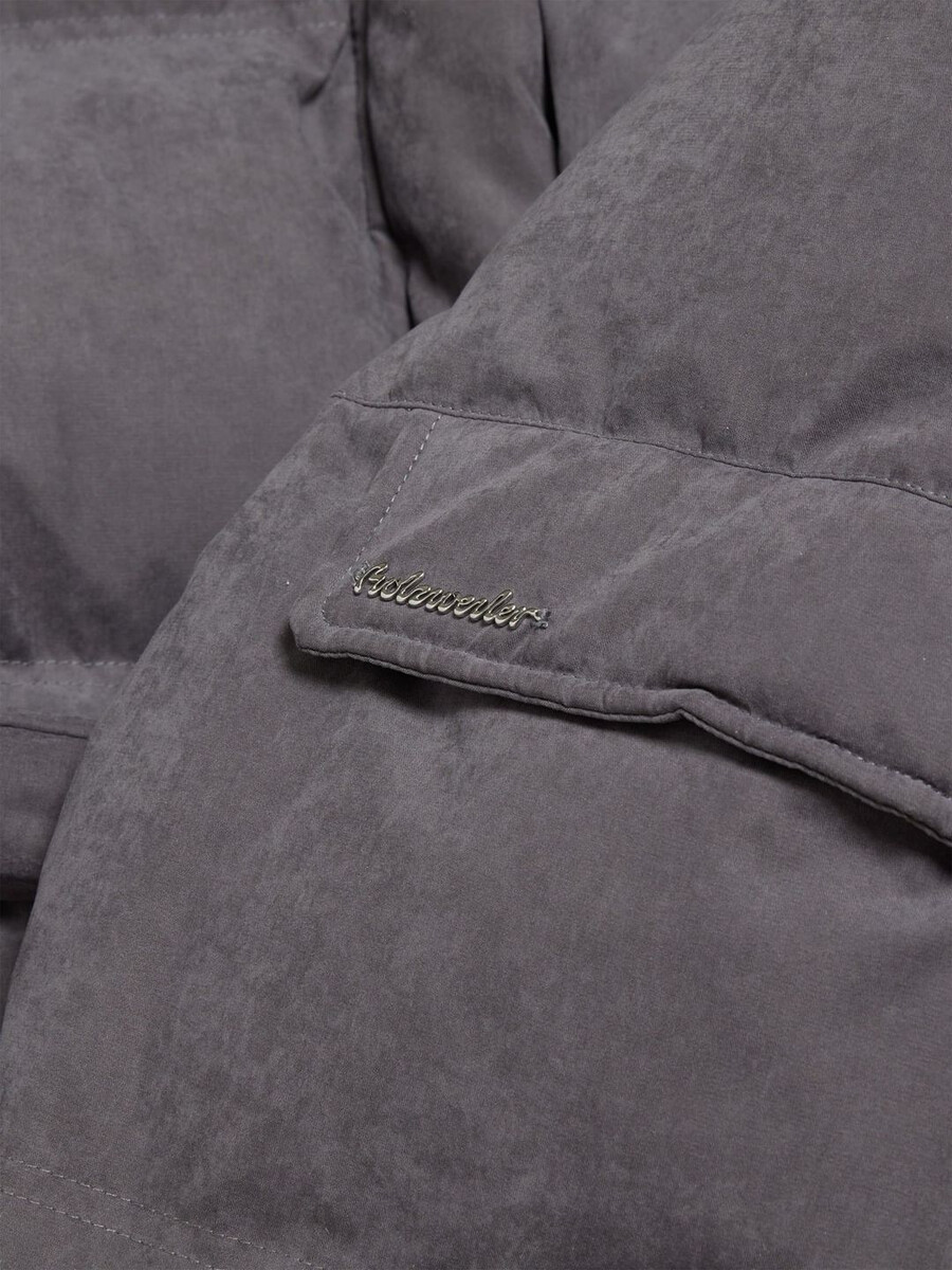 bunda steilia s kartáčovaným péřovým vzorem